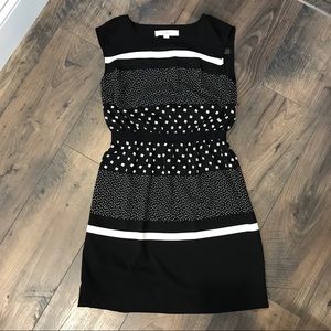 LOFT Black & White Dress XXSP